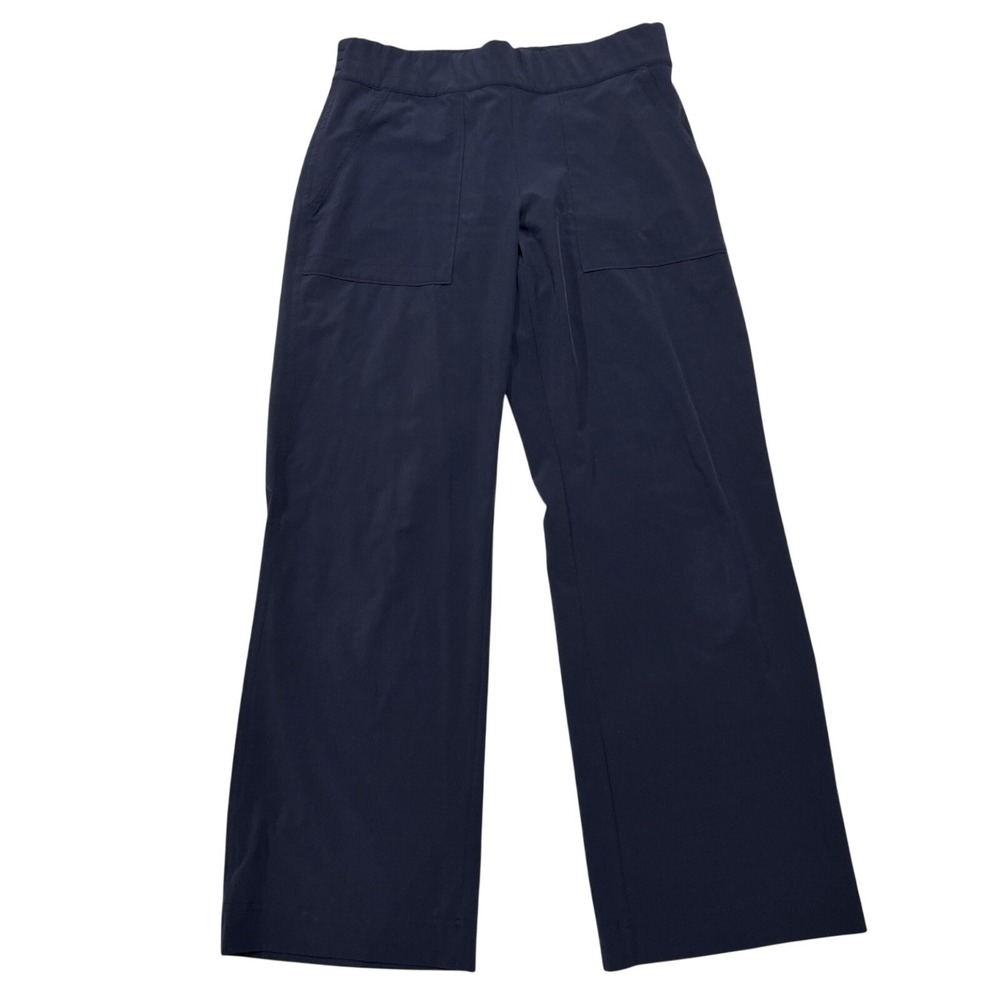 Athleta Women's Size 8 Pants Endless High Rise Pant in Navy Blue Style #792454